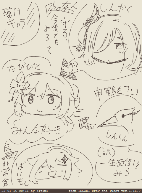 原神間章雑感(?) #tegaki_dt 