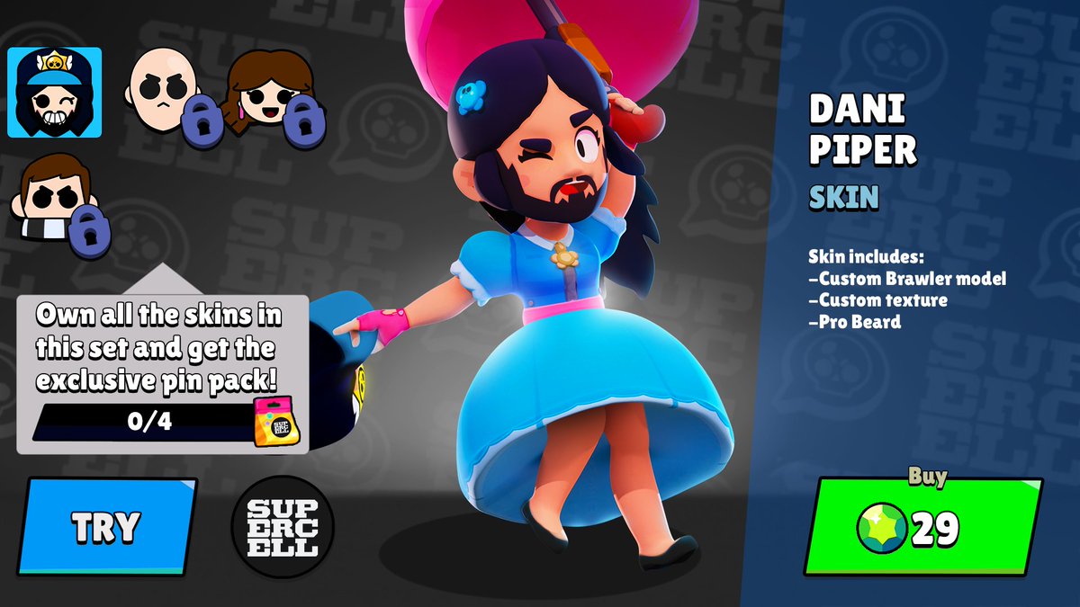 RicoxhetGfx's tweet photo. After some hard work guys, I managed to finish the Supercell Skins Bundle!
Make this happen I beg.🛐🥺
@Dani_Supercell @Frank_Supercell @Paula_Supercell @RLighton 
Enjoy!!!

Remember sexy ppl ❤and🔁
#BrawlStars #BrawlStarsArt https://t.co/8D4B2TMAz1