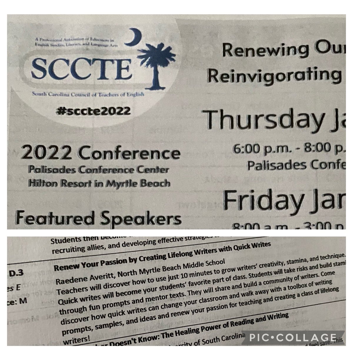RaedeneAveritt's tweet image. Who is joining me??? #sccte @SCCTE I’m ready and nervous!!! #middleschoolela #sharingbestpractices #quickwrites