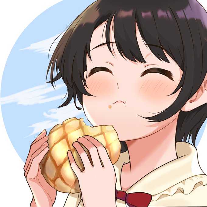 「black hair melon bread」 illustration images(Latest)