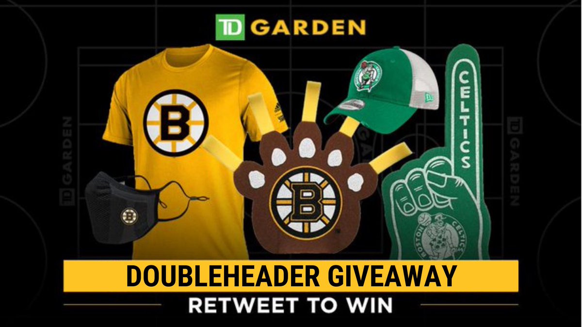 tdgarden's tweet photo. Double the games, double the fun! Retweet now for a chance to win #NHLBruins and #Celtics swag. 🙌 

Official Rules: https://t.co/g6V0V3K6ip https://t.co/bFBaxcIKOi