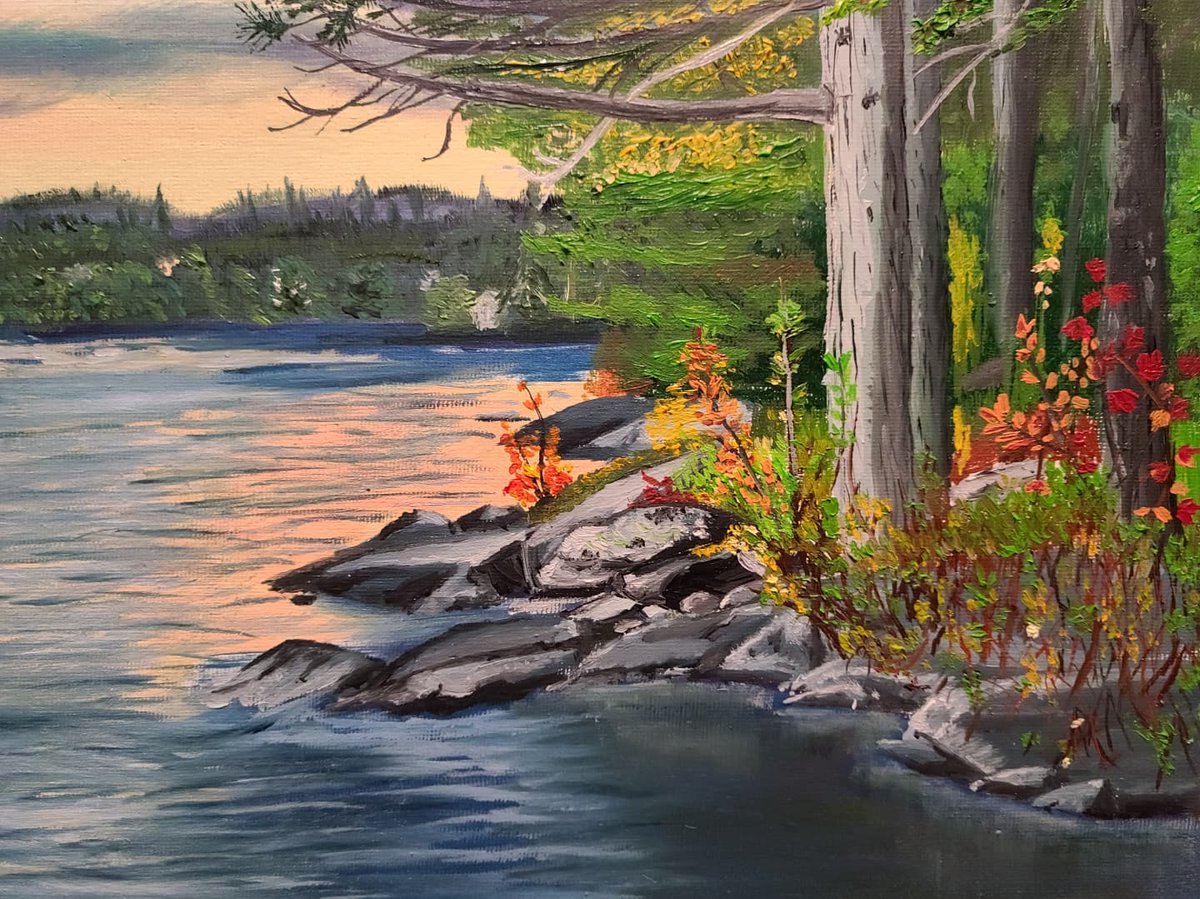My #AlgonquinPark #landscape is now dry enough to photograph! 

12×16 oil on canvas 

#art #ArtistOnTwitter #artwork #artshare #arttherapy #mentalhealth #commissionsopen
#Canada #Ontario