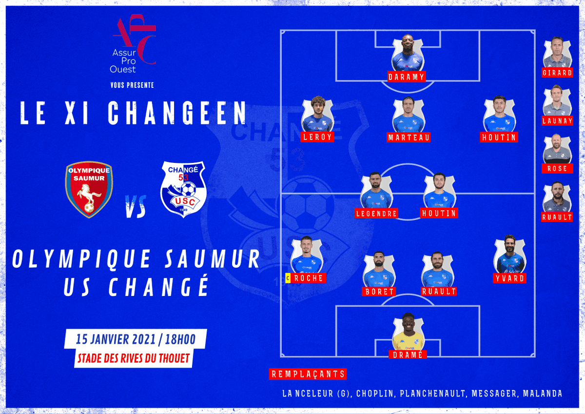 uschangefoot's tweet photo. #OSFCUSC 🏆
Le 𝗫𝗜 𝗱𝗲 𝗱𝗲́𝗽𝗮𝗿𝘁 pour la première de l'année présenté par Assur Pro Ouest 🔥💙🤍
🎯 Poursuivre notre série d'invincibilité face au leader du championnat
#TeamUSC 🏟🔵⚪ https://t.co/Nw04iKmcbQ