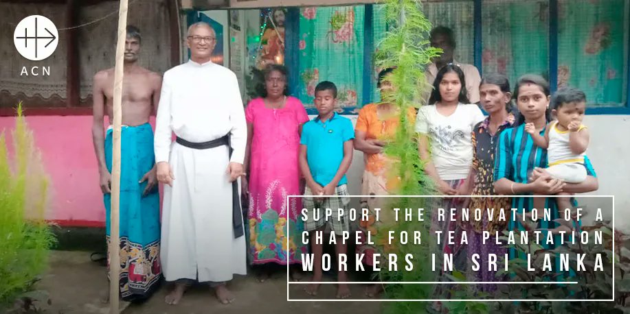 The parish of Maliboda Daraniyagala, #SriLanka is in the middle of a #Teaplantation.  The 53 #Catholic #families that attend the community come from #India to work as #Daylaborers. They got permission to build a #church and have gathered some money. But need support to finish it!