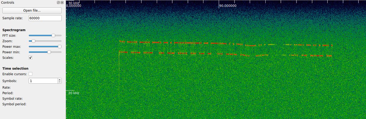 On the CW beacon we can see the message
VVV AM5SAT SOL Y PLAYA
(4/9)