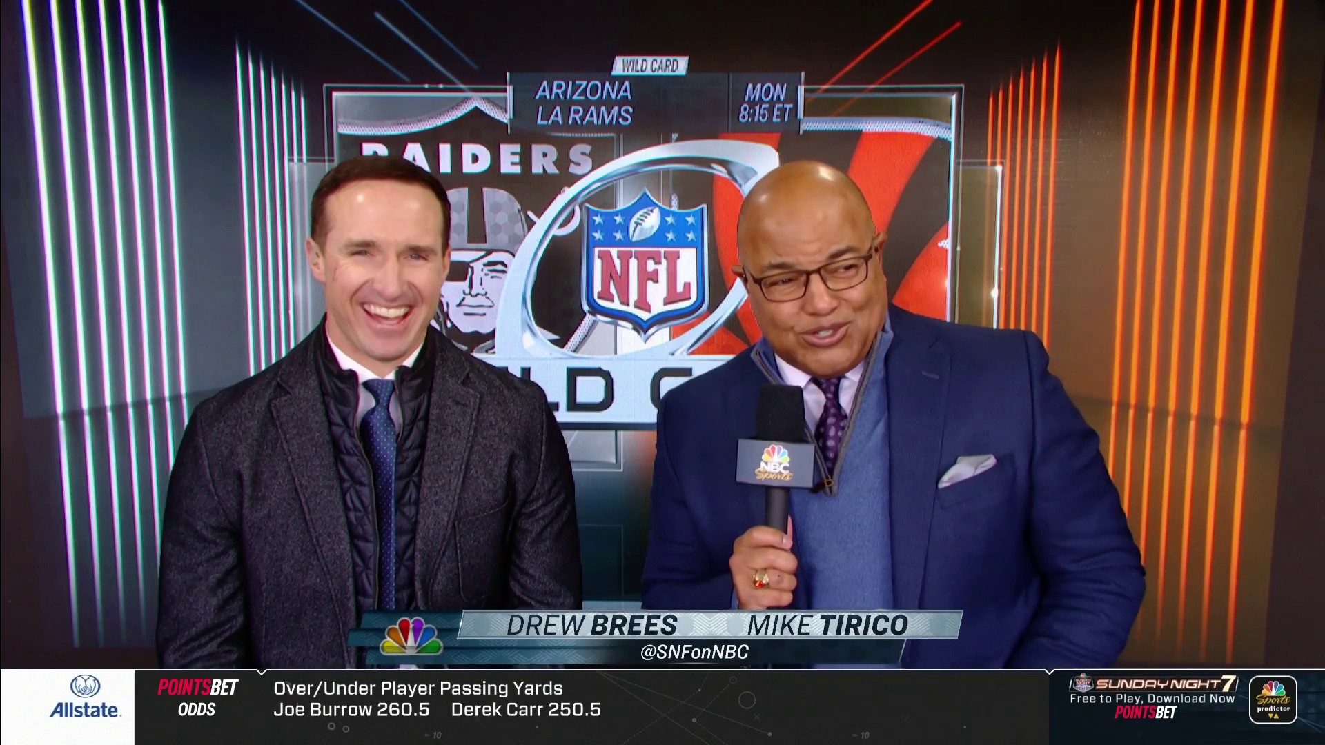 Happy Birthday, Drew Brees! Drew joins in the booth for vs. 