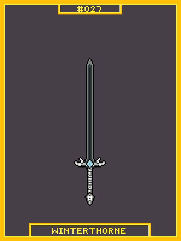 CryptoSteelNFT's tweet photo. @jf_nft Combined my love for PixelArt, Swords, and collectible cards to create Crypto Steel! 30 unique cards dropped monthly. Not for sale quite yet but soon!

https://t.co/soVk6JloRE https://t.co/FRk6rXHz7U