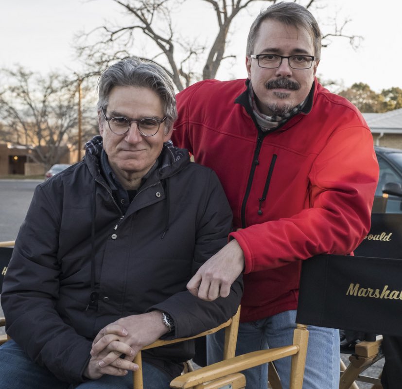 itsSaulGoodman's tweet photo. Better Call Saul S6 E12 &amp; E13 in the making. You guys say that you are ready but question is... can you handle it? https://t.co/WtHQUhe0Ce