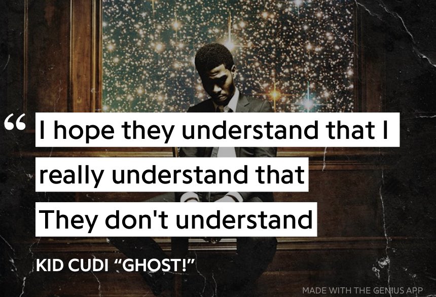 Kid Cudi lyric of the day:
(Day 18)