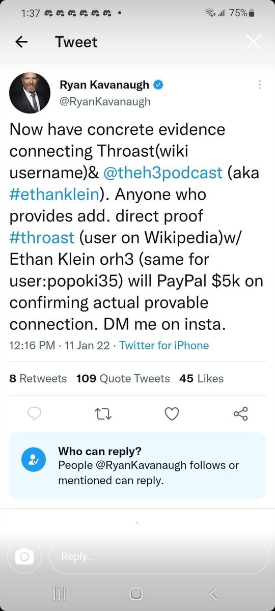 The_Lovely_Ava's tweet photo. @RyanKavanaugh i heard you raised the prize to 25k I messaged you on Instagram with Ethan straight out saying he's #throast before changing it, my cashapp is $BigDave42069 don't make me contact my lawyers where is my money Mr bankrupt #footarmy https://t.co/rP04Vk6dfv