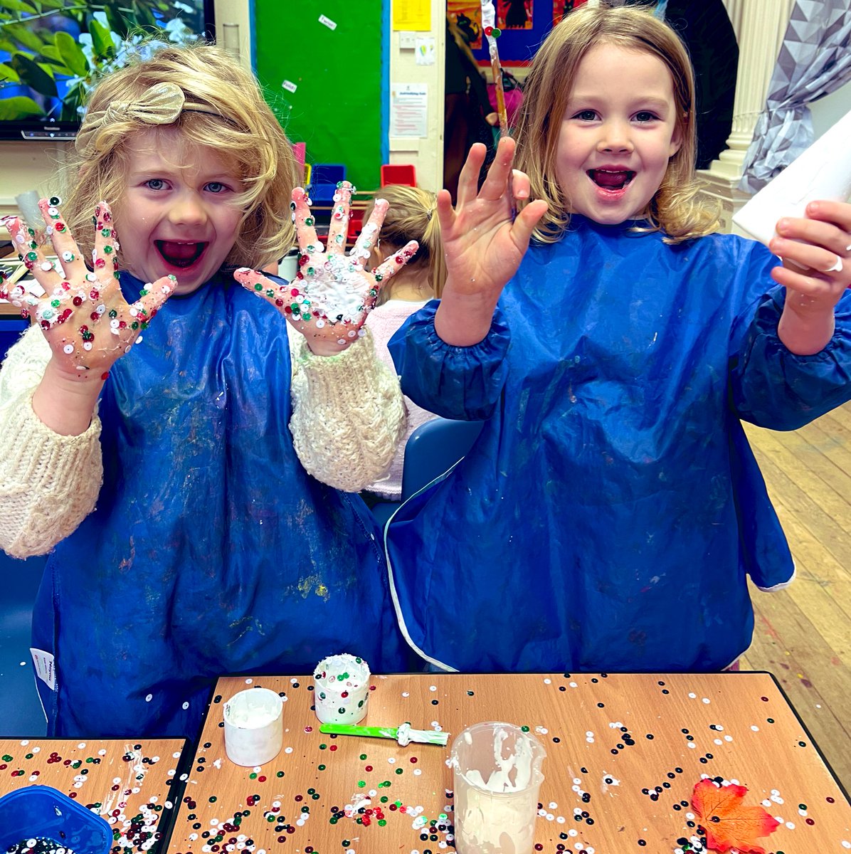 CarrdusRec's tweet photo. We can’t believe the first full week of term has come to an end already but it has been full of fun, learning and laughter! Oh and a dash of glue and a sprinkling of sequins of course! @CarrdusSchool https://t.co/0HbFQOU7BK