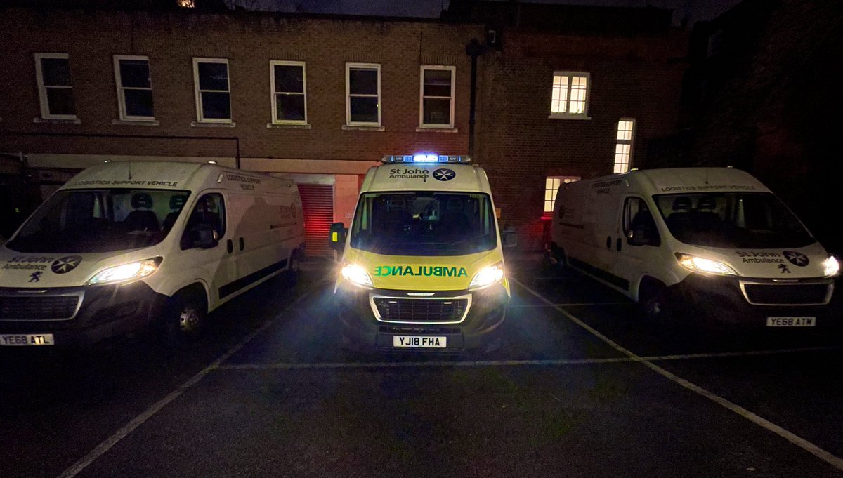 Huge thanks to <a href="/SJALogistics/">SJA London Logistics Team</a> who tonight helped us to consolidate our <a href="/stjohnambulance/">St John Ambulance England</a> West London Ambulance hubs into one location.

We will continue working with the Ambulance Locality Managers during this week to put the finishing touches in place!

🚑🚑➡️📦📦➡️➡️😁😁