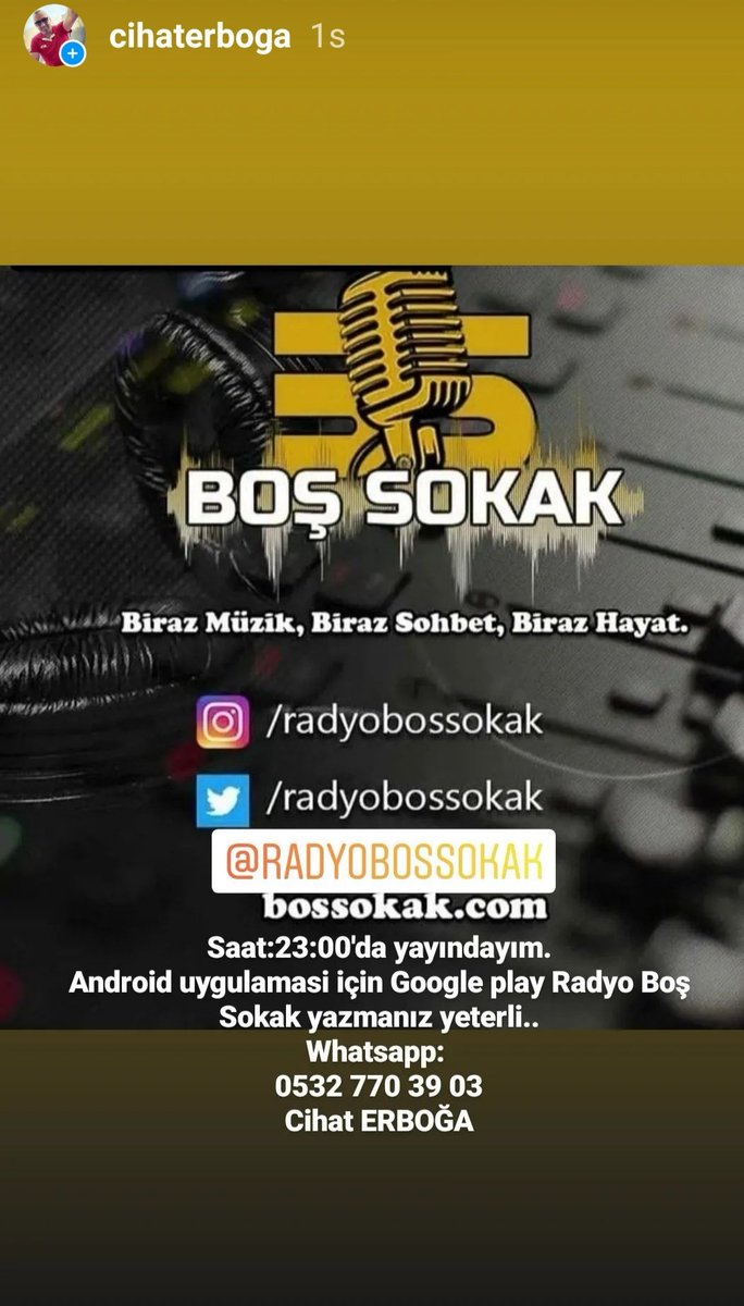 Yayındayız .. whatsapp:
0532 770 39 03