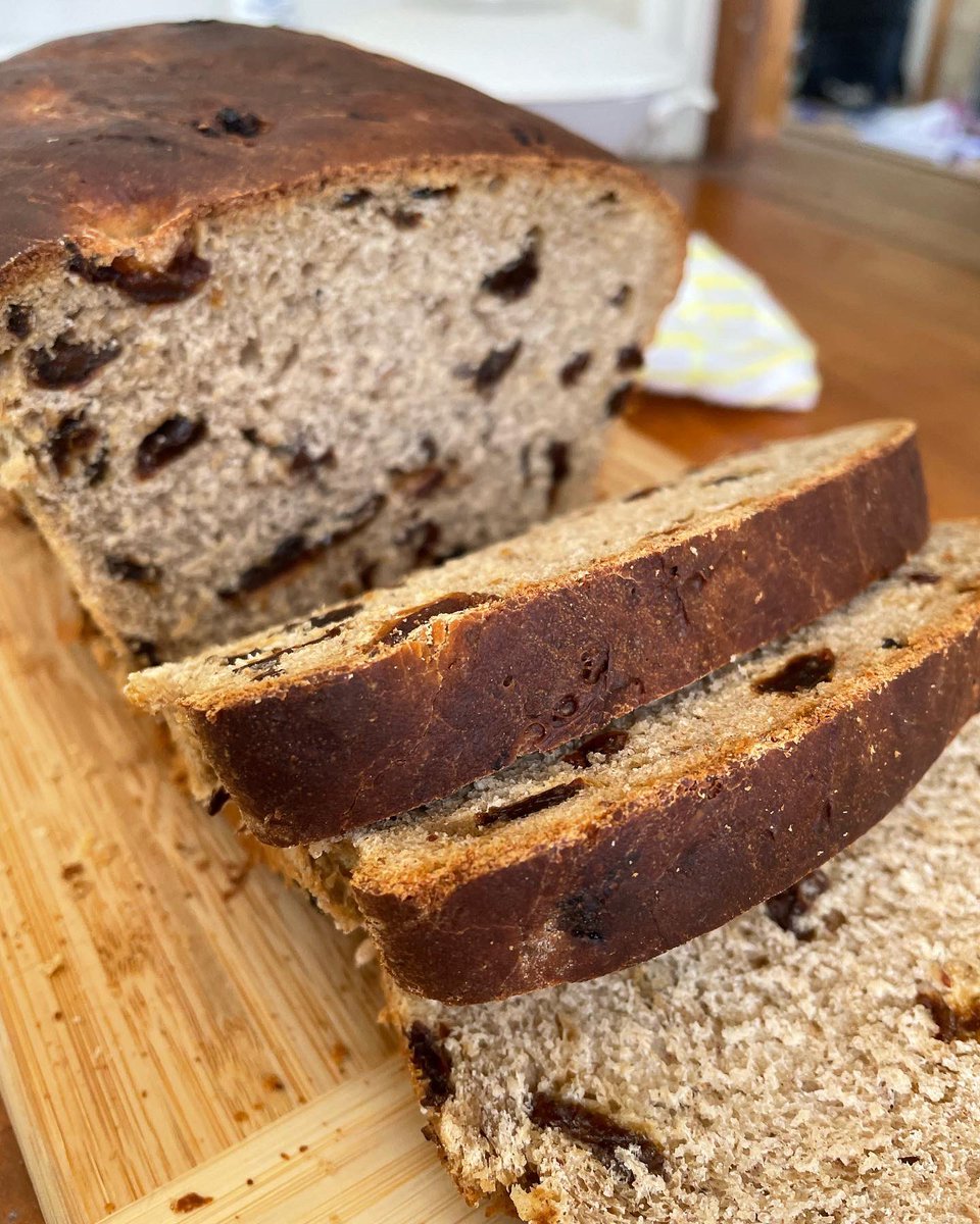 catconnor's tweet photo. Last night I made my own fruit bread and it is delicious. #fruitbread #spices #homemade #myownrecipe https://t.co/hY7Y4rzpuS