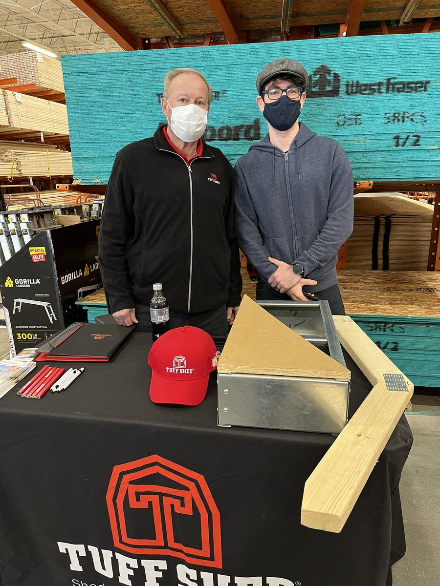 Tuff Sheds in the house at #3875! <a href="/GlaweTHD/">Kevin Glawe</a> <a href="/THDGorski/">John Gorski</a> <a href="/collinshd/">mikecollins</a> <a href="/FriessTiffany/">Tiffany Friess</a>