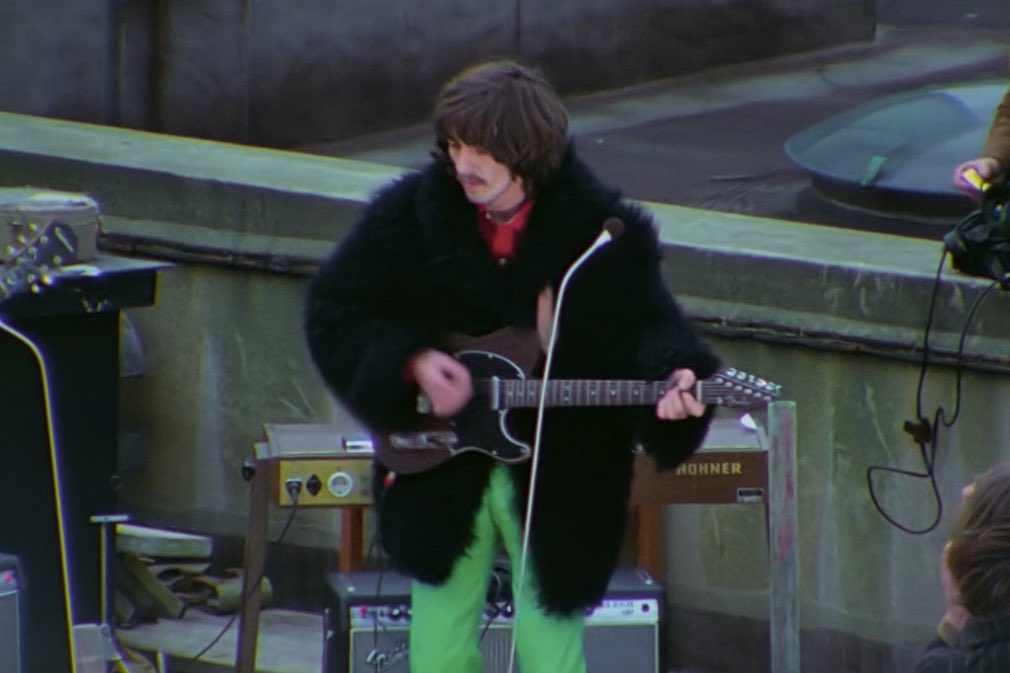 janelisaarch's tweet photo. Loving the stunning remastered archival footage compiled in Disney’s Get Back Beatles documentary at the moment. Just wanted to bring a bit more attention to these remarkable fits from George and Ringo (I want all of them). https://t.co/mzzAekOecv