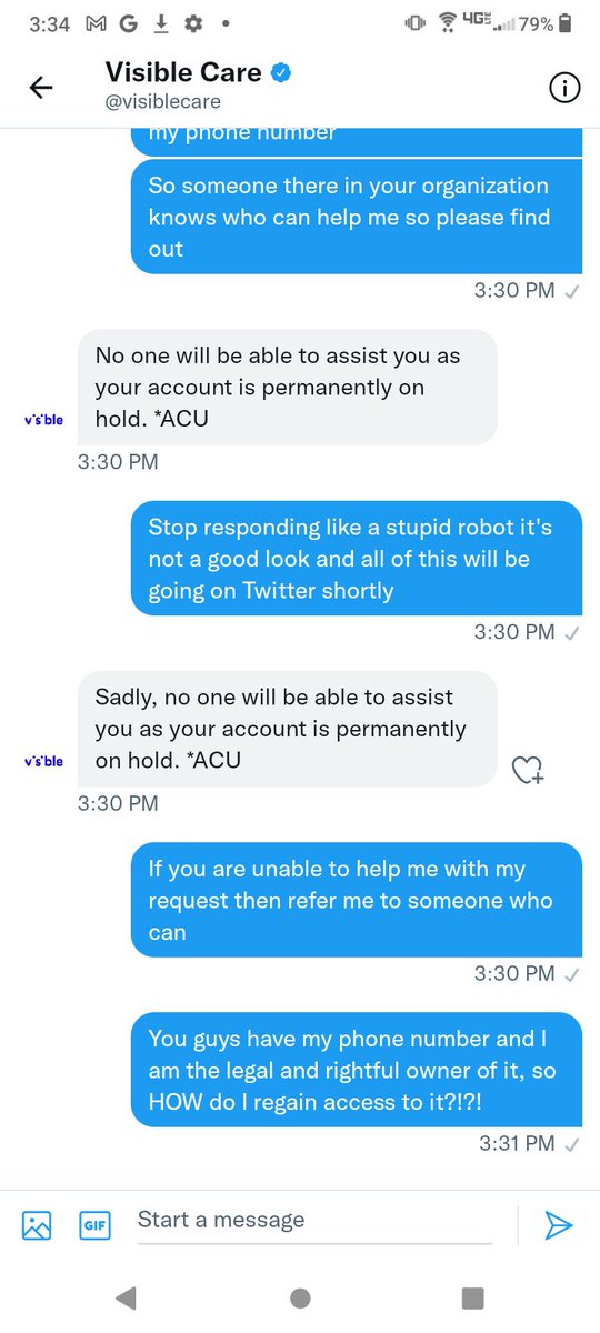 YesIAmDick's tweet image. @visiblecare and @Visible are illegally withholding my phone number from me, they refuse to tell me how to regain access to it. #visiblesucks #notvisible #boycottvisible #customerservicefail #badcustomerservice #poorcustomerservice #ridiculous