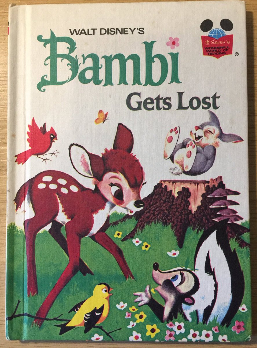 WatsonsVintage's tweet photo. A WONDERFUL Nostalgic #50thBirthdayGift for a Bambi Lover in my #etsyshop : RARE Vintage/Retro 1972 Walt Disney's 'Bambi Gets Lost' Hardback Matte Cover Book #50thBirthdayGift #ChildhoodNostalgia #BambiFanGift https://t.co/bHXs5CfBLt #WaltDisney #BambiGetsLost #1972BookGift https://t.co/Zr00jp8C2i