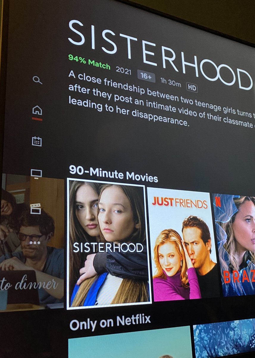 Неверојатно е чувството да си видиш фотка на <a href="/netflix/">Netflix</a> - постерот што го фотографиравме за филмот #Сестри на Дина Дума
