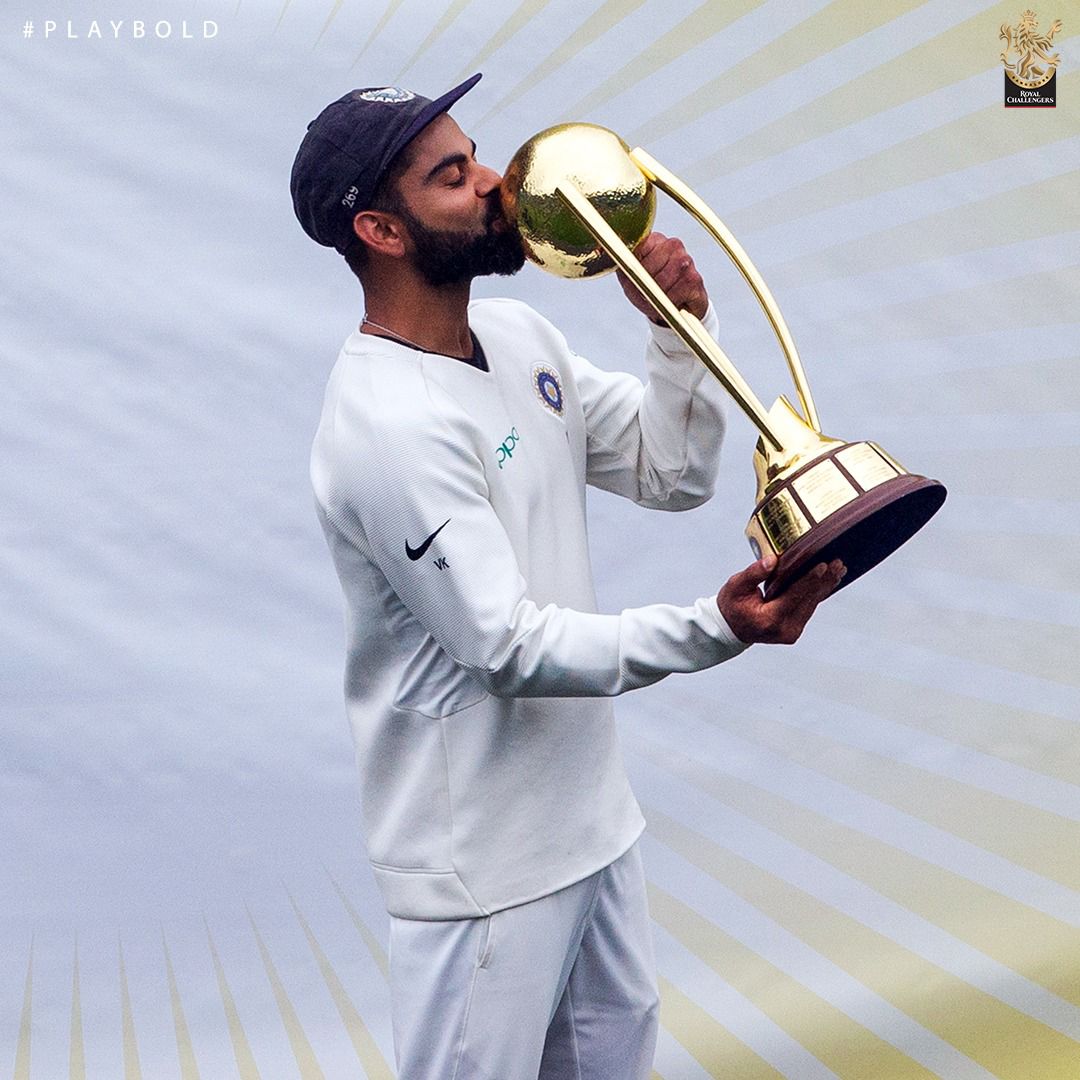 RCBTweets's tweet photo. .@imVkohli as Test captain of India:

Matches - 6️⃣8️⃣
Won - 4️⃣0️⃣
Lost - 1️⃣7️⃣
Draw - 1️⃣1️⃣
Win % - 5️⃣8️⃣.8️⃣2️⃣

The Greatest Test captain in Indian cricket history. 🙌🏻🤩

#PlayBold #TeamIndia #ViratKohli https://t.co/9srdIjPeQ3