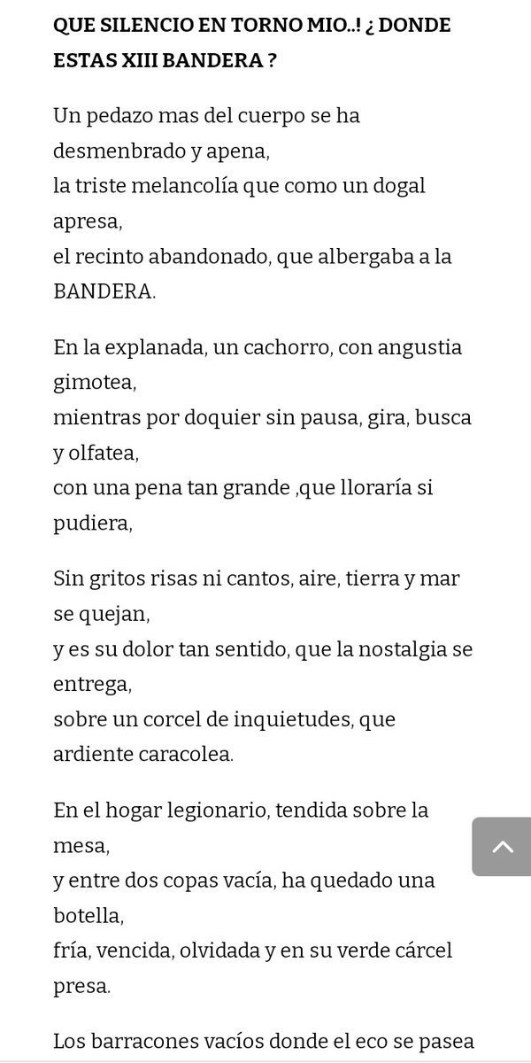 PlataformaMill1's tweet photo. #POEMA DEL CTE. CABALLERO LEGIONARIO D. FEDERICO GRASES,del IV #Tercio "Alejandro Farnesio",#periodo en #VillaCisneros (1958-1971). DEP✝️🇪🇦. Poesía hecha después del suceso #ocurrido en el Sáhara en Enero de 1958. https://t.co/GnH2Hcl1R8