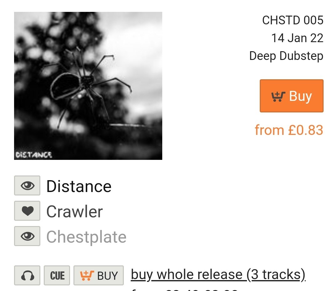 Crawler Ep produced by <a href="/Distance_dj/">Distance</a> is out now!!! Featuring Crawler, The Limit and Untouchable VIP.