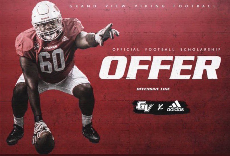 #AGTG after a great talk with <a href="/coachdfulton/">Derek Fulton</a> am truly blessed to have earned an offer from Grand View university❤️🤍