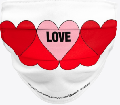 Goose_Crossing's tweet photo. Cute mask for #ValentinesDay2022 #ValentinesDay #valentines #ValentinesDaygifts #loveafterlockup LikeBuyShare <3  https://t.co/wHw5FPQtzL https://t.co/JG4QRUDBBE