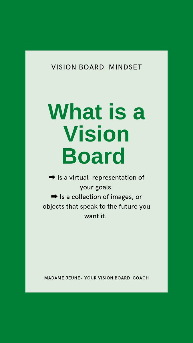 VBmindsetcoach's tweet photo. #madamejeune 
#visionboardguru 
#visionboardmindset2022 https://t.co/fwuDbPoYrX
