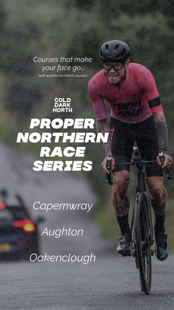 Today we released details of our PROPER NORTHERN RACE SERIES - we're asking for advance team entries before 1 Feb. Three National B E123 Men's and Women's Road Races in the #ColdDarkNorth this year... colddarknorth.co.uk/races #cycling #racing #cycleracing #bikeracing #E123