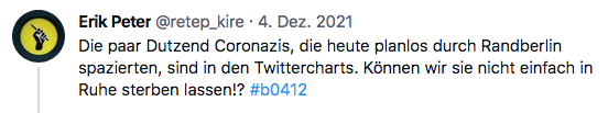 RASSISMUSTOETET's tweet photo. Kein selbstkritisches Wort. https://t.co/1D47oQMNHz