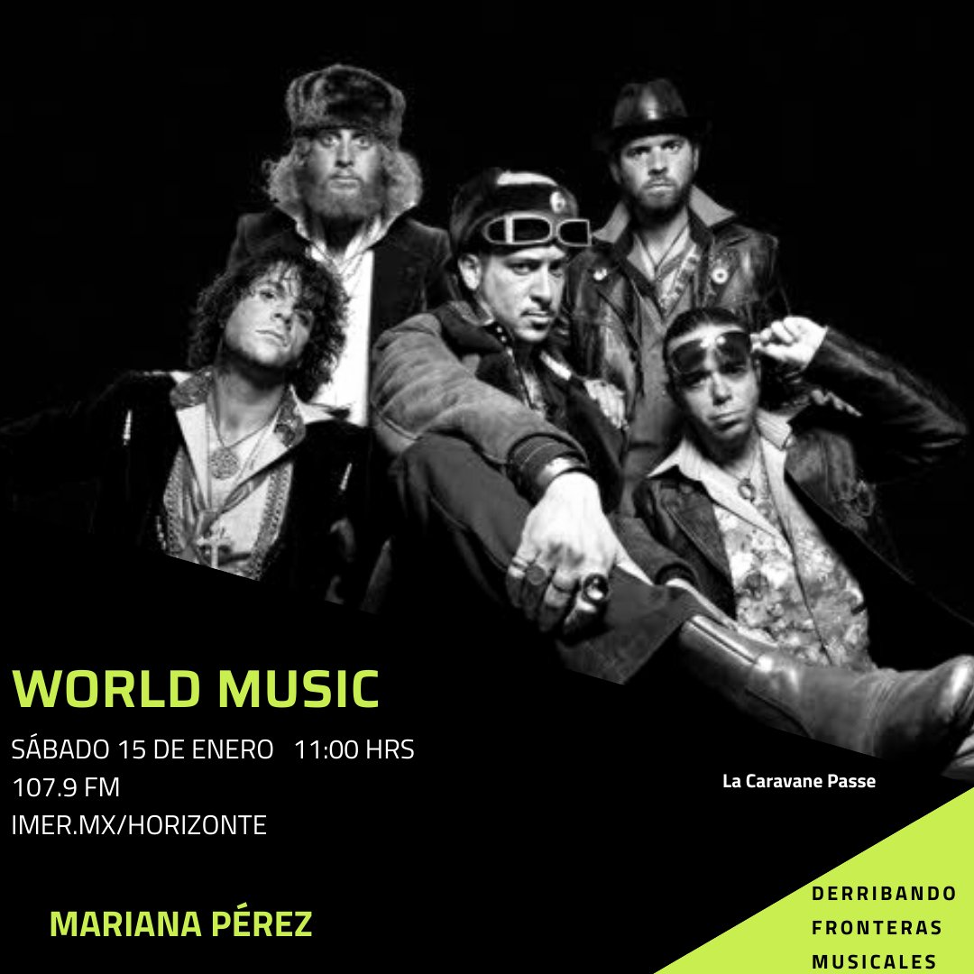 HorizonteJazz's tweet photo. ¡Sábado de música del mundo!
Espantemos al frío con mucho ritmo.
Hoy tendremos música de #Batila , Gaël Faye, Etana, Diego El Cigala, ZAZ, Kubix Guitsy y muchas propuestas caribeñas, europeas, fusiones que nos ayudan a derribar fronteras musicales.
11:00 horas en @HorizonteJazz https://t.co/AjrQOsdcPV