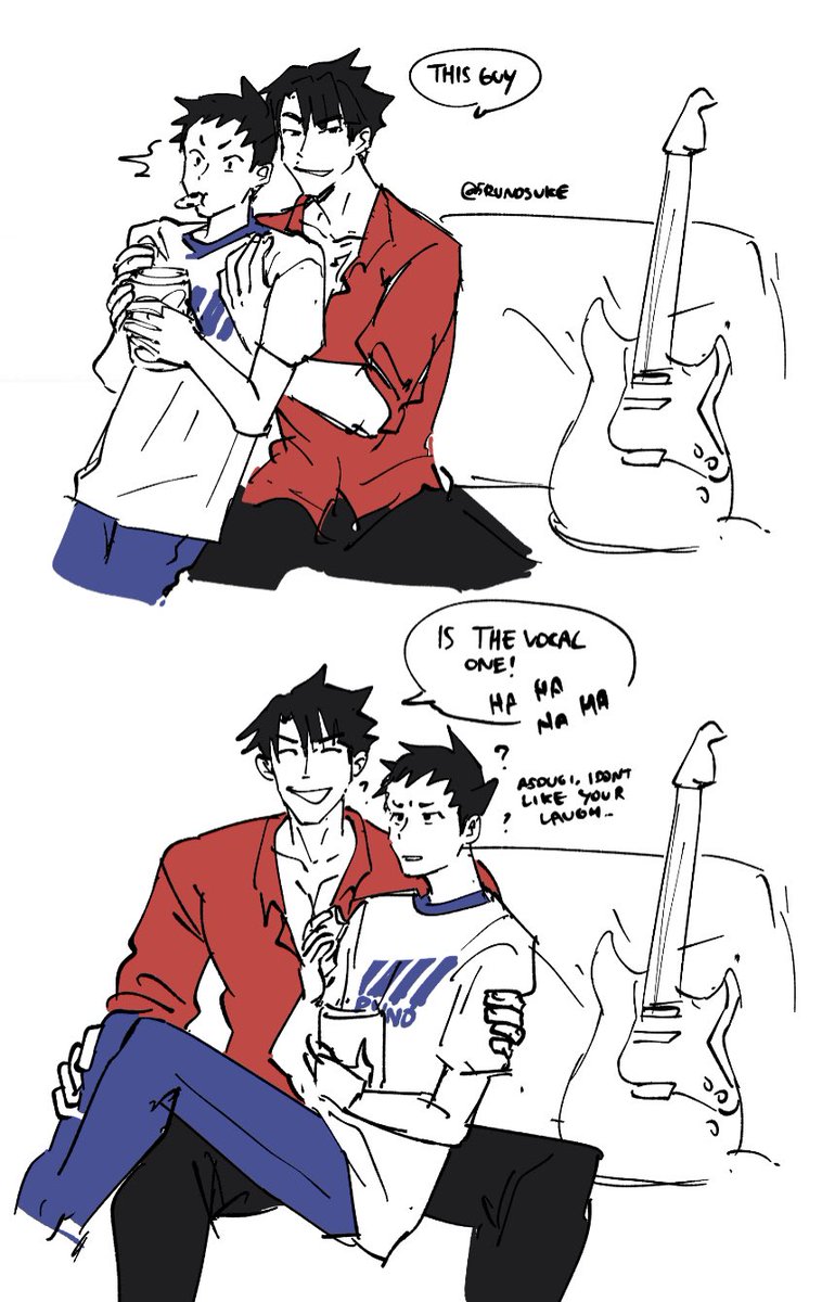 dan5_runo's tweet photo. More band AU #asoryuu 🥴 https://t.co/9CjvreySPL