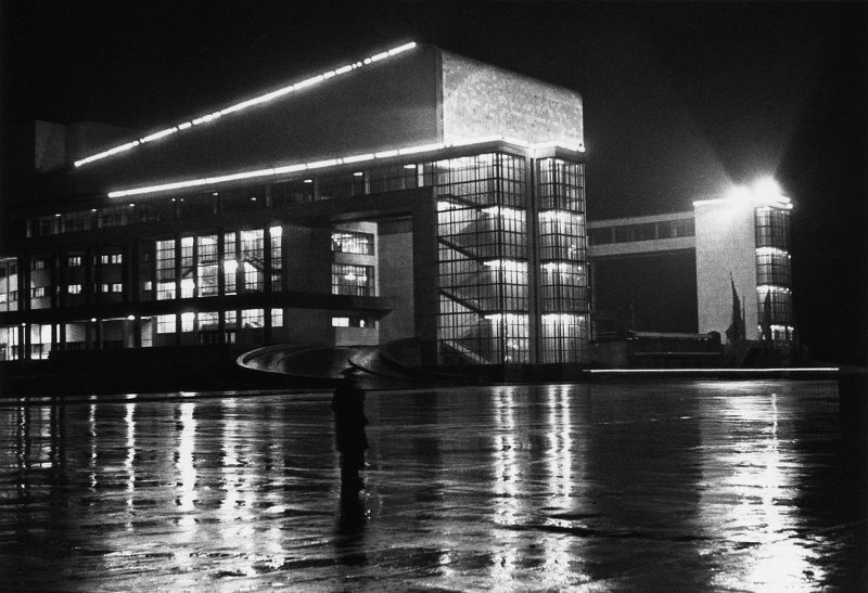 Drama theater building in Rostov-on-Don. Photo by Mikhail Prekhner, USSR, 1937