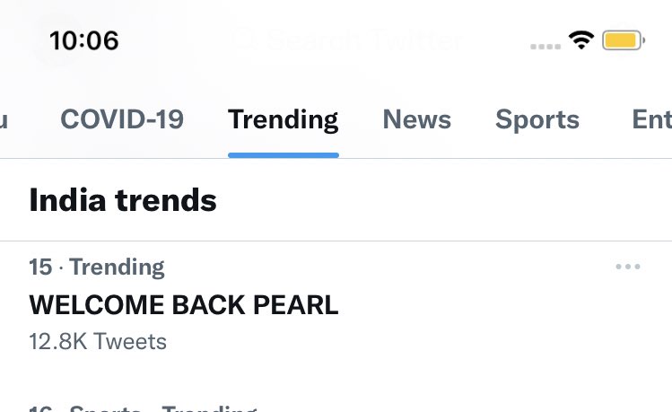 coffeewithpearl's tweet photo. Sayyyy whaaatttt?? Omggg our Tagline is finally trending guys omggg 

WELCOME BACK PEARL #PearlVPuri https://t.co/IQe8QwvQxJ