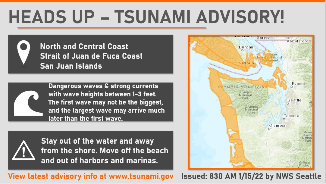 Tsunami in seattle washington