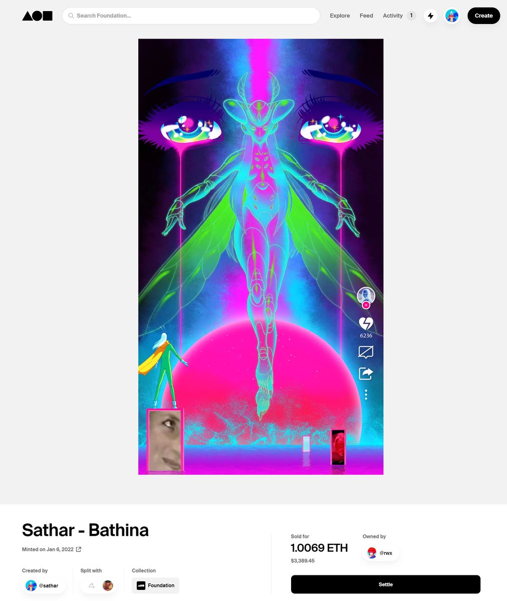 baladasathar's tweet photo. Sathar - Bathina is now owned by @robek_world . Thanks for believing in my work, Big respect!
And thankyou my friends, for your priceless supports.
#sathar #bathina #nftcommunity https://t.co/ffGe5r0R6V