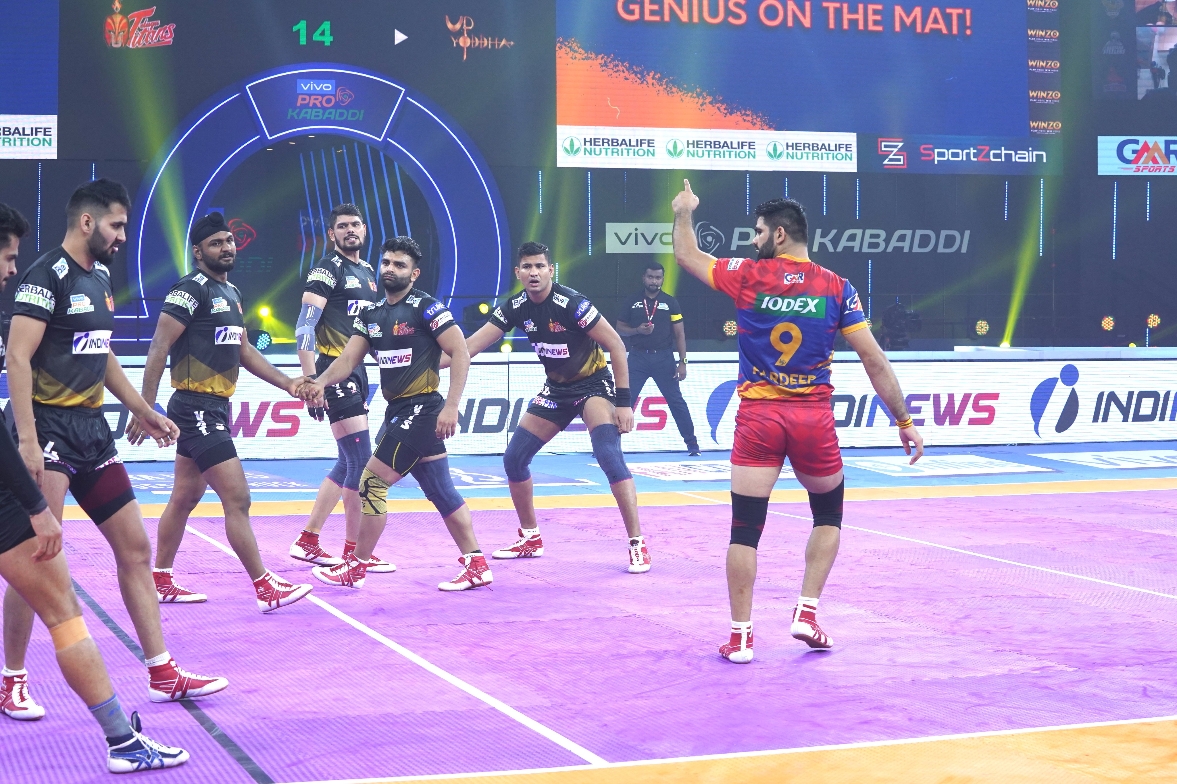 Telugu Titans vs UP Yoddha