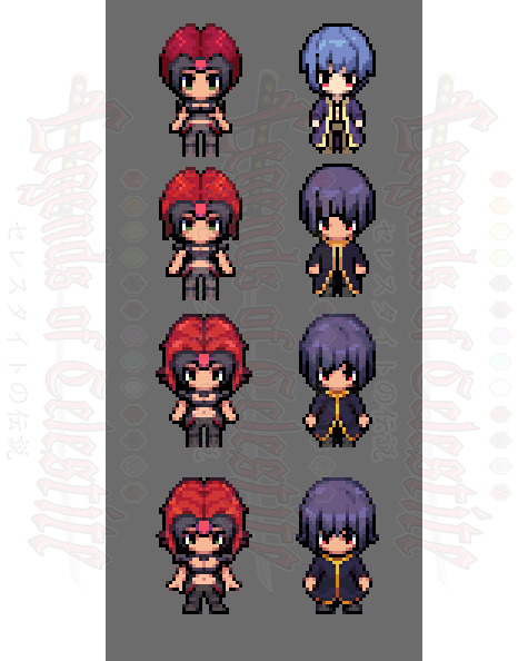 Raven_Burns_'s tweet photo. ©Legends of Celestite RPG / ©Tetsu no Bara🔥

Sprite Evolution 2017-2022!

Please note that the sprites you see are still not final.

Artwork by Jonathan M.

https://t.co/dTmZ2MtGr0

#screenshotsaturday #indiegamedev #pixelart #legendsofcelestite #tetsunobara
¶∆¶∆¶∆¶∆¶∆¶ https://t.co/IEK46rjRZd