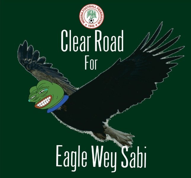 Clear road for Eagle wey sabi🦅🇳🇬 2-0 #TeamNigeria