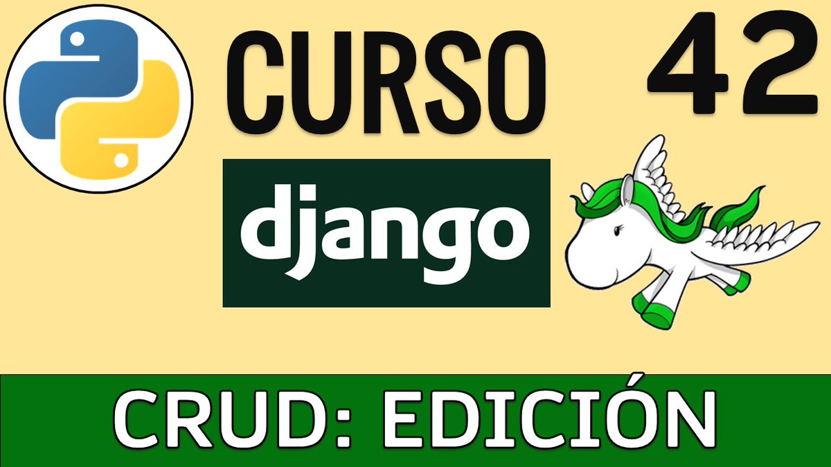 UskoKruM2010's tweet photo. Django CRUD: Edición (Actualización) de Registros mediante el ORM de Django ✅ | Curso Django 🦄 # 42 https://t.co/yG3t2P7DHW a través de @YouTube
¡Espero que te sirva! 👨💻 ¡Gracias por verlo! 😊
#python #python3 #django #cursoDjango #tutorialDjango #aprenderDjango https://t.co/z6VGt97YUe
