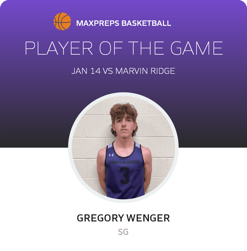 malone_garrett1's tweet photo. Congratulations to @WengerGregory for being named POG vs Marvin Ridge.  Another 6 3pt makes! @Clay_Nunley @Coach_DWall @prhs_athletics @PorterRidgeHSNC @UCHOOPS @UCPSNCAthletics https://t.co/hr4V6MoGI9