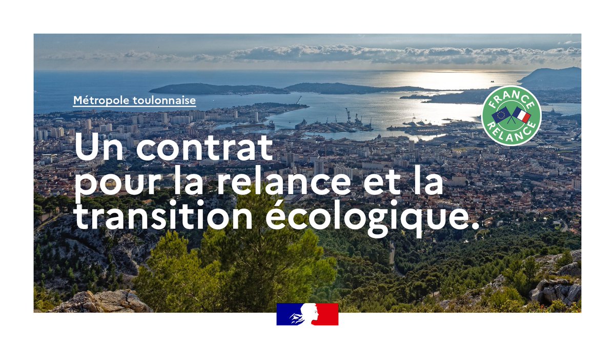 JeanCASTEX's tweet photo. Une méthode : la concertation avec les acteurs de chaque territoire.
Des résultats : des projets concrets qui verront le jour pour tous leurs habitants.
Voilà comment se déploient partout en France les contrats de relance et de transition écologique.
Prenons l'exemple de Toulon : https://t.co/jza7W0mHNv
