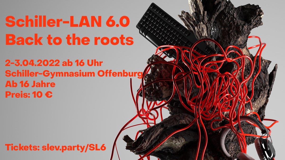 schillerlanev's tweet photo. 🕹️Schiller-LAN 6.0 - Back to the roots🕹️

Wann: 2–3.04.2022 ab 16 Uhr
Wo: Schiller-Gymnasium Offenburg
Alter: Ab 16 Jahre
Preis: 10 € all-inclusive
Tickets: https://t.co/d5Q829HWPh

#lanparty #gaming #picoftheday #foryou #party #zocken https://t.co/RZywZWb65n