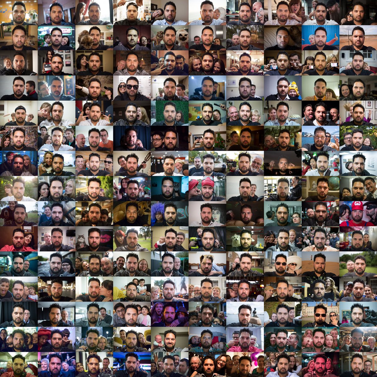 benjaminliew's tweet photo. Iβve been working on this ongoing selfie-a-day project for 10 years. These images were the photobombed ones between 2012 and 2014. #selfies #photographyproject #shouldimintit https://t.co/ZXYJgYN4nF