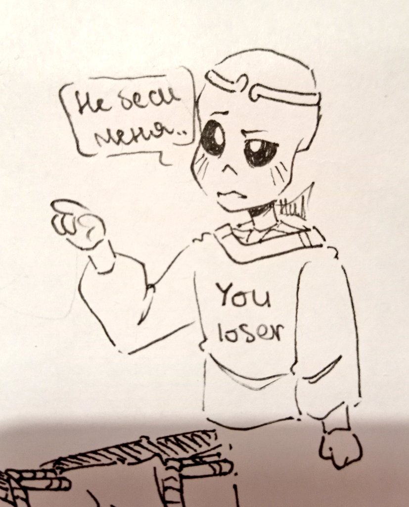NilPolya's tweet photo. Oh no, the liner lived out his last sketches before he died... He died a hero... I will forever remember him and mourn............................................................. Now tell me where I can buy a new one.
#KillerSans #OuterSans #KillerxOuter #DreamSans #undertaleAU https://t.co/7NyM0N3kCz