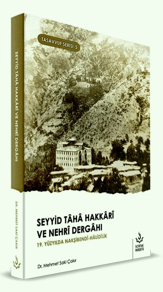 Konu fevkalâde önemli! Bu eser de vâki önemin hakkını vermiş! Öğrenecek ne çok konu var! Okumak berekettir çünkü:
Dr. Mehmet Saki Çakır
SEYYİD TÂJÂ HAKKÂRÎ VE NEHRİ DERGÂHI 19. Yüzyılda Nakşibendî-Hâlidîlik

<a href="/NizamiyeAkdmi/">Nizamiye Akademi</a> <a href="/semerkandyayin/">Semerkand Yayın Grubu</a>
