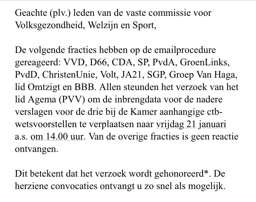 FleurAgemaPVV's tweet image. 2G voor de derde keer weten uit te stellen. Hopelijk komt van uitstel afstel!