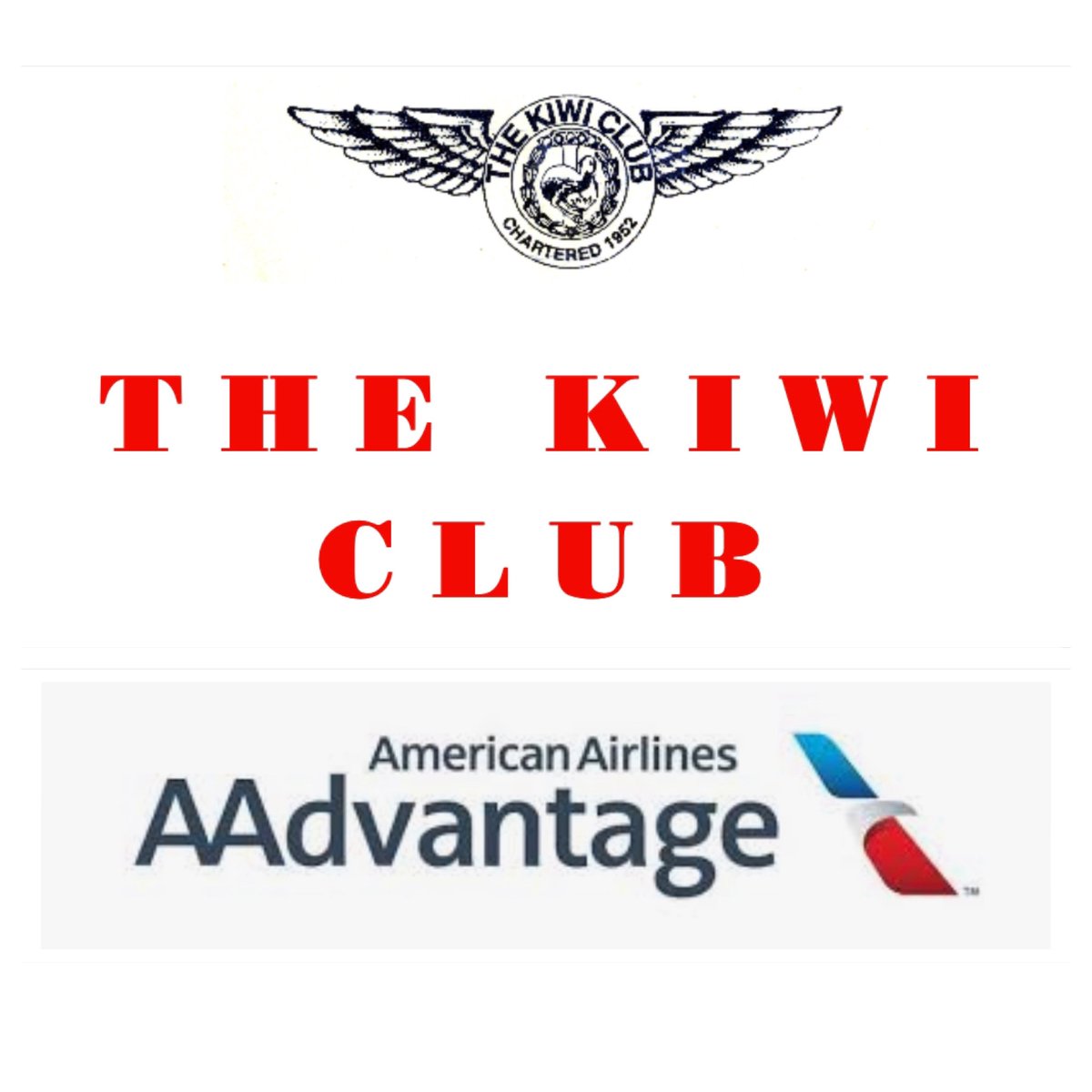aawingsofficial's tweet photo. #spotlightsaturday Our friends at The Kiwi Club offer a chance to win 200K, 100K or 50K AAdvantage miles donated by American Airlines. Drawing on April 27 – $10 per opportunity ticket; need not be present to win. For information, contact Polly Toll Goodman: ptgkiwi@aol.com https://t.co/Y1d4raVOCg