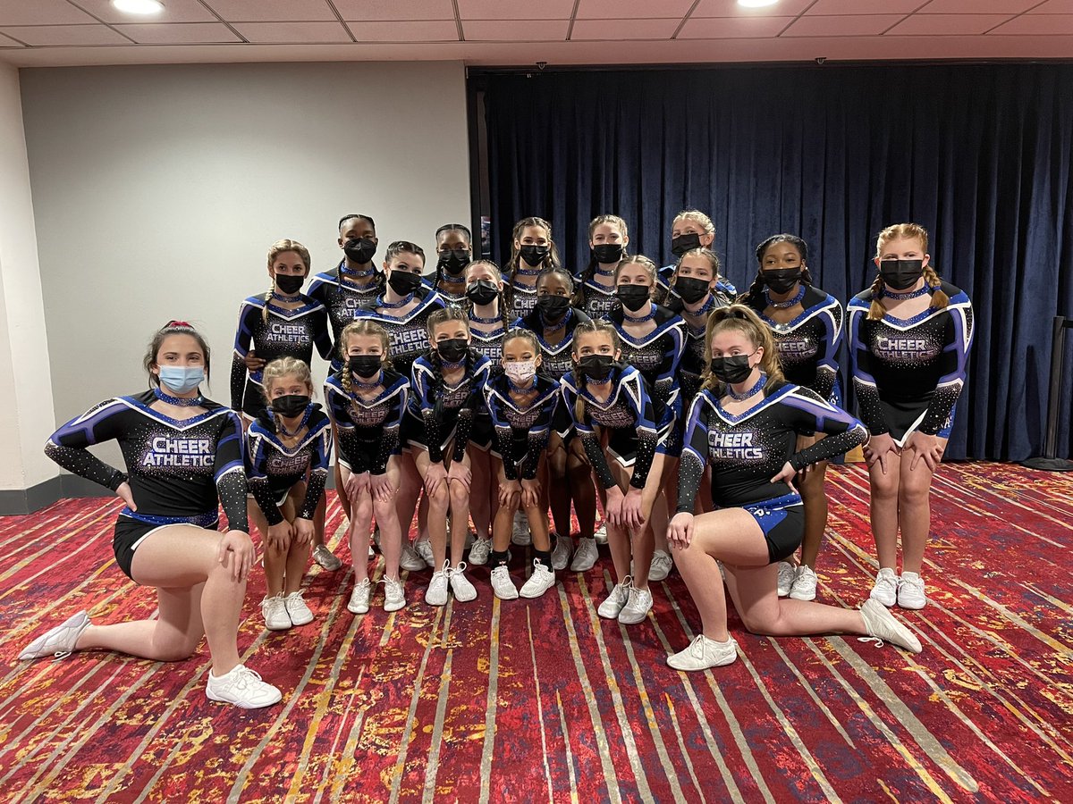 It’s comp day!!! Let’s go Embassy!!! Time to SHINE and #DOMIN8 💙🎉🖤
.
#embassycats #domin8szn8 #SOH22 #embassyjewels <a href="/ca_charlottenc/">Cheer Athletics NC</a>
